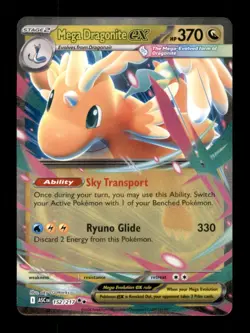 MEGA DRAGONITE EX 152/217 DOUBLE RARE ASCENDED HEROES POKEMON HOLO NM/M - Image 1
