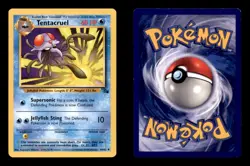 TENTACRUEL 44/62 UC FOSSIL POKEMON UNLIMITED LP - Image 3