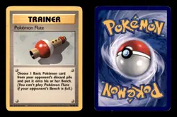 POKEMON FLUTE 86/102 UC BASE SET UNLIMITED POKEMON LP - Image 3