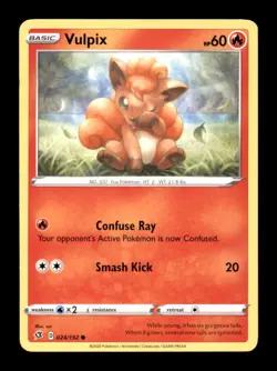 VULPIX 024/192 C REBEL CLASH POKEMON LP - Image 1