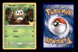 Rowlet 007/025 P McDonald's 25th Anniversary Promos Pokemon Holo - Image 3