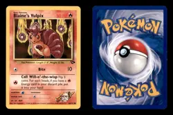 BLAINE'S VULPIX NM/M 66/132 C GYM CHALLENGE POKEMON UNLIMITED - Image 3