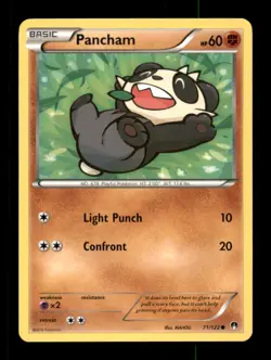 PANCHAM 71/122 C BREAKPOINT POKEMON LP - Image 1