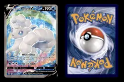 ALOLAN VULPIX V 173/195 ULTRA RARE SILVER TEMPEST POKEMON HOLO NM/M - Image 3