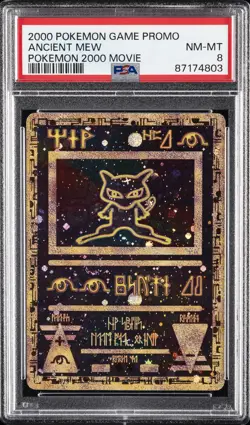 2000 POKEMON GAME MOVIE POKEMON 2000 MOVIE ANCIENT MEW PSA 8 - Image 1