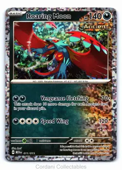 Roaring Moon M24 011/015 - Mcdonalds Dragon Discovery 2025 - Pokemon Card - Image 1