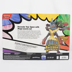 Pokemon TCG: Mega Evolution Ascended Heroes Premium Poster Collection Lucario - Image 2