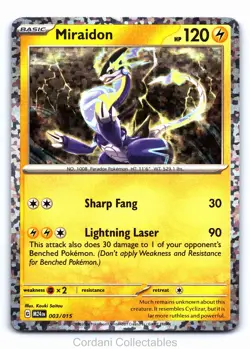 Miraidon M24 003/015 - Mcdonalds Dragon Discovery 2025 - Pokemon Card - Image 1