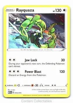 Rayquaza M24 014/015 - Mcdonalds Dragon Discovery 2025 - Pokemon Card - Image 1
