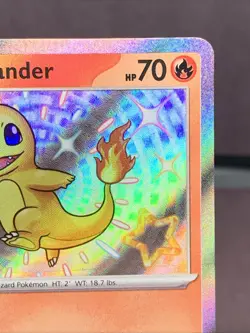 Pokemon TCG Charmander 109/091 SV: Paldean Fates Baby Shiny Holo Rare NM - Image 3