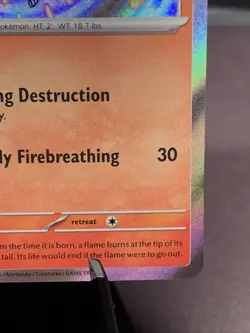 Pokemon TCG Charmander 109/091 SV: Paldean Fates Baby Shiny Holo Rare NM - Image 4