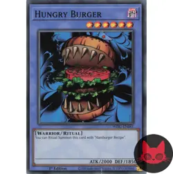 Yugioh Hungry Burger WISU-EN041 Super Rare 1st Edition NM - Image 1