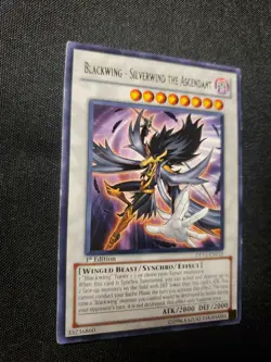 Blackwing Silverwind the Ascendant DP11-EN015 1st Edition Rare LP - Image 2
