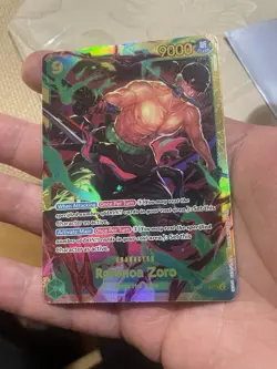 One Piece Wings of the Captain RORONOA ZORO OP06-118 Secret Rare TCG English - Image 2