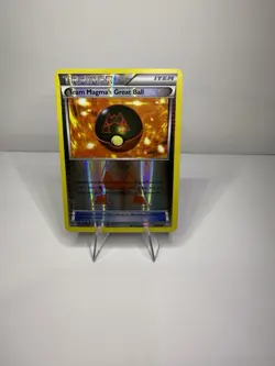 Pokemon TCG Team Magma's Great Ball Reverse Holo Card 31/34 Double Crisis MP - Image 1