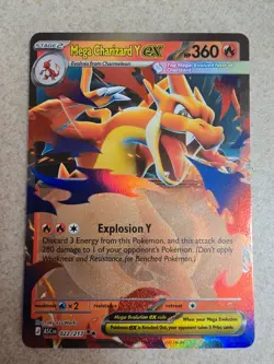Mega Charizard Y ex - 022/217 - Ascended Heroes - Double Rare Pokemon TCG Card - Image 1