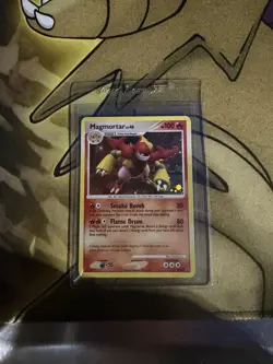 Magmortar DP20 Holo Black Star Promo Diamond & Pearl Pokemon Card RARE!! - Image 1