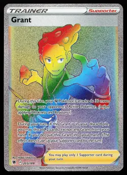 Grant 203/189 Rainbow Rare Astral Radiance Pokemon Card - Image 1