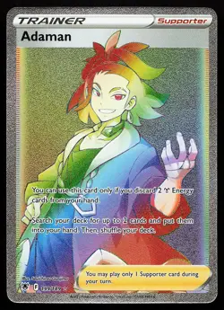 Adaman 199/189 Rainbow Rare Astral Radiance Pokemon Card - Image 1