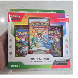 Pokemon First Partner Illustration Collection Series 1 Box Promo Cards Booster - Image 1