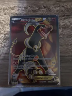 Pokemon TCG Houndoom-EX Full Art Ultra Rare Card Breakthrough 153/162 Holo - Image 3