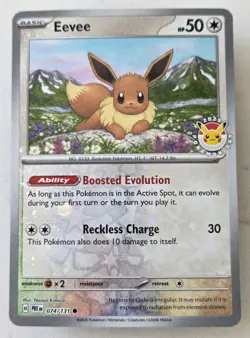 Eevee 074/131 Pokemon Day 2025 Promo Pokemon Tcg Card - Image 1