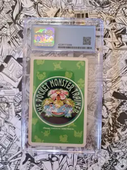 🔥POKEMON PLAYING CARDS (1996) JAPANESE PARAS CGC 6 EX/NM 3 OF DIAMONDS🔥 - Image 2