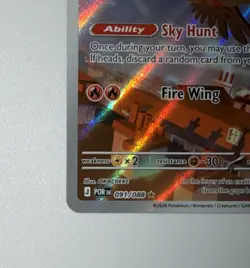 🔥 Talonflame 091/088 Perfect Order - Illustration Rare MINT Pokemon Card - Image 5