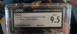 Pokemon Flareon Point Salad CGC 9.5 Graded Slab! Pokemon Playing Cards - Image 2