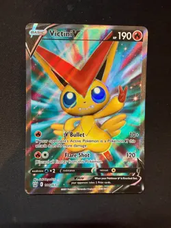 Victini V 144/163 Battle Styles Full Art Pokemon TCG Single Card - Image 1