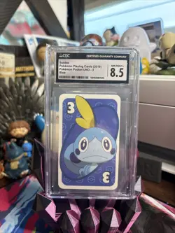 Pokemon Sobble Playing Cards 2019 Pocket Uno CGC 8.5 NM/MINT+ - Image 1