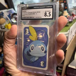 Pokemon Sobble Playing Cards 2019 Pocket Uno CGC 8.5 NM/MINT+ - Image 4