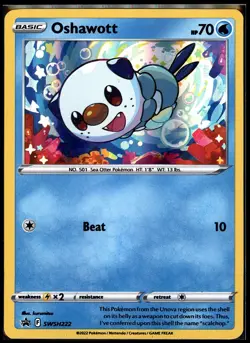 Oshawott - Promo SWSH: Sword & Shield Promo Cards SWSH222 NM - Image 1