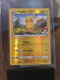 Pikachu Pokemon League 049/203 League Championship Cards Reverse Holo - Image 1