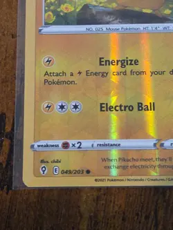 Pikachu Pokemon League 049/203 League Championship Cards Reverse Holo - Image 4
