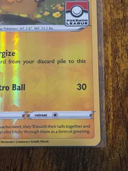 Pikachu Pokemon League 049/203 League Championship Cards Reverse Holo - Image 5