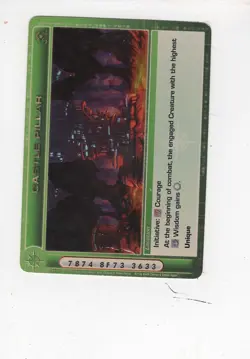 Chaotic Mugic card Ultra Castle Pillar Gold Premium low - Image 1