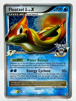 Floatzel GL LV X 104/111 Rising Rivals Holo Ultra Rare Vintage Pokemon TCG Card - Image 1