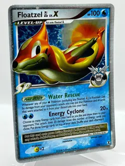 Floatzel GL LV X 104/111 Rising Rivals Holo Ultra Rare Vintage Pokemon TCG Card - Image 2