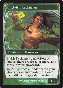Elvish Reclaimer (Future Sight) Mystery Booster 2 Regular - Image 1