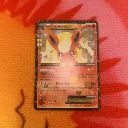 Pokemon TCG Flareon EX Holo Rare Card RC6/RC32 Generations Radiant Collection - Image 1