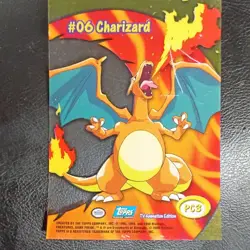 Topps Pokemon TCG Charizard #06 TV Animation Edition Regular (English) - Image 2