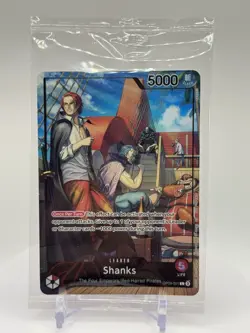 SHANKS One Piece TCG OP01 July 2025 Promo PSA Limited Edition Card And Magazine - Image 1