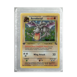 Pokemon - Aerodactyl 1/62 - First Edition Holo (PRERELEASE) - Image 1