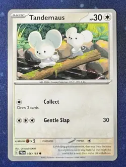 Tandemaus - 166/193 - Common - Pokemon Paldea Evolved - NM/M - Image 1