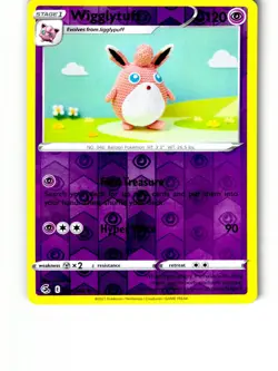 Wigglytuff 111/264 Uncommon Fusion Strike Pokemon Reverse Holo Lightly Played - Image 1