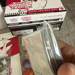 Pokemon White Flare Elite Trainer Box ETB Open W/promo No Packs - Image 5