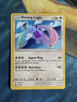 Shining Lugia - Pokemon SM82 Shiny Holo Rare Near Mint Sun & Moon Promo NM - Image 1