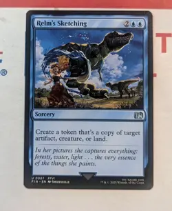 MTG Final Fantasy Relm's Sketching U 0067 - Image 1