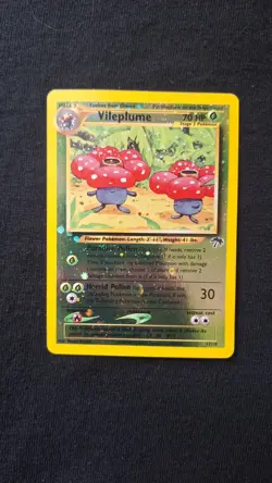 Vileplume ⭐ 17/18 Swirl Reverse Holo Southern Islands 2001 Pokemon LP - Image 1